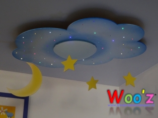 Kinderkamer lamp: Cloud White