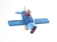Vliegtuig groot (blauw)
