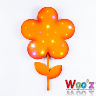 Kinderkamer lamp: Little Flower Orange