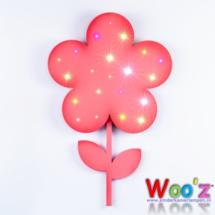 Kinderkamer lamp: little flower Pink