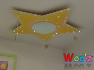 Kinderkamer lamp: Star Yellow