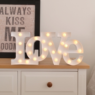 Kinderkamer lamp: Carnival Lamp Love White